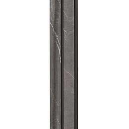 Декоративная стеновая рейка Sticker Wall PS 2900x120x12 мм Черный мрамор (SW-00001751)