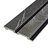 Декоративная стеновая рейка Sticker Wall PS 2900x120x12 мм Черный мрамор (SW-00001751)