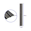 Декоративная стеновая рейка Sticker Wall PS 2900x120x12 мм Черный мрамор (SW-00001751)