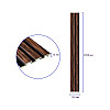 Декоративная стеновая рейка Sticker Wall PS 2900x120x12 мм Коричневый (SW-00001745)