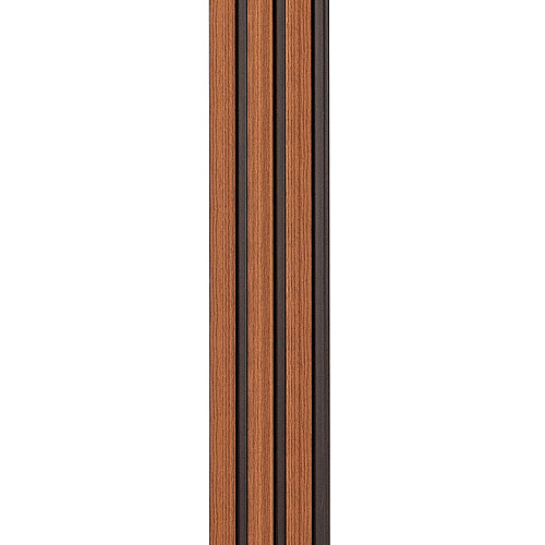 Декоративная стеновая рейка Sticker Wall PS 2900x120x12 мм Коричневый (SW-00001743)