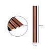 Декоративная стеновая рейка Sticker Wall PS 2900x120x12 мм Коричневый (SW-00001743)