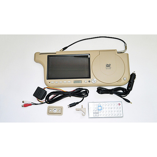 Автомобильный козырек Noisy X-17 с DVD+USB+SD Бежевый (3sm_60784922)