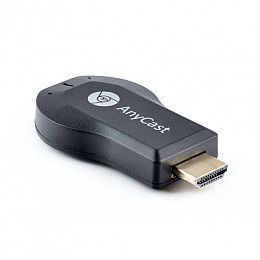 Медіаплеєр бездротовий ретранслятор AnyCast M4 Plus TV WiFi HDMI чорний