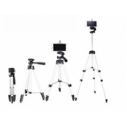 Штатив трипод с пультом ДУ Tripod DK-3888 для камеры и телефона Серый (500021)