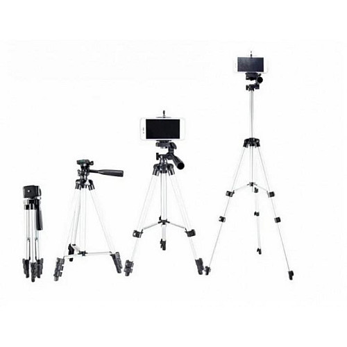 Штатив трипод з пультом ДУ Tripod DK-3888 для камери та телефону Сірий (500021)