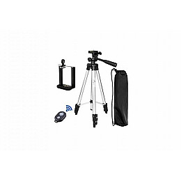 Штатив трипод с пультом ДУ Tripod DK-3888 для камеры и телефона Серый (500021)