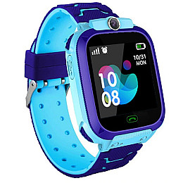 Детские умные смарт часы c GPS Smart baby watch TD07S + камера Голубой