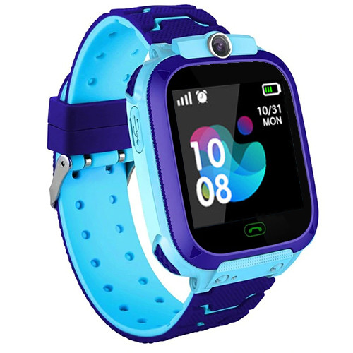 Детские умные смарт часы c GPS Smart baby watch TD07S + камера Голубой