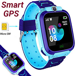 Дитячі розумні смарт годинники з GPS Smart baby watch TD07S + камера Блакитний