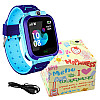 Детские умные смарт часы c GPS Smart baby watch TD07S + камера Голубой