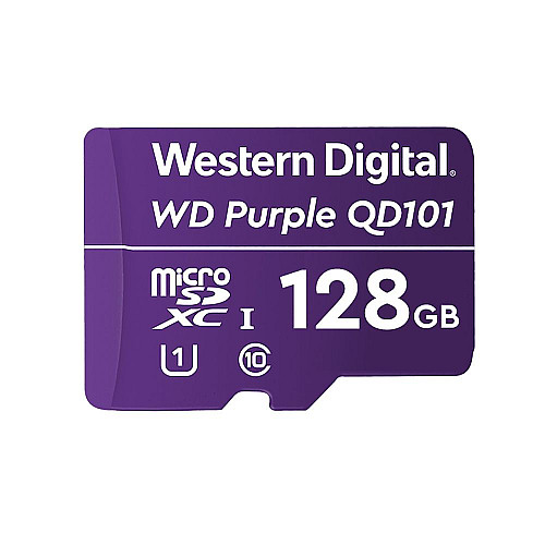 Карта памяти специализирована для видеонаблюдения Western Digital MICRO SDXC 128GB UHS-I WDD128G1P0C WDC