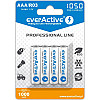 Аккумулятор everActive AAA/HR03 Ni-MH 1050mAh BL 4шт