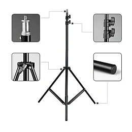 Переносной штатив VigohA для селфи кольцевой лампы STAND 2 м