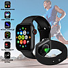 Умні смарт годинники-телефон SMART WATCH T 500-1.54 Дюйма Black