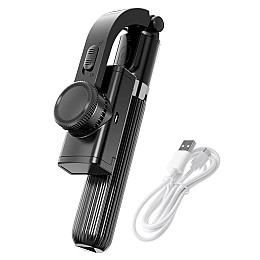 Стедикам Gimbal Stabilizer L08S стабілізатор для телефону–автоматичний складний з Bluetooth підключенням і пультом ДУ Чорний