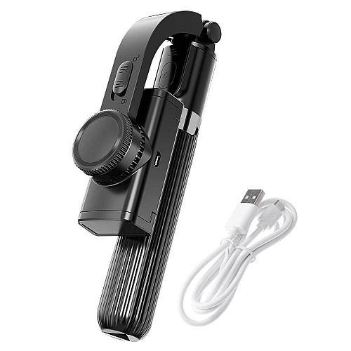 Стедикам Gimbal Stabilizer L08S стабилизатор для телефона–автоматический складной с Bluetooth подключением и пультом ДУ Черный