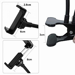 Кольцева LED-лампа 24 світлодіоди для відео та фотозйомки з тримачем для телефону XPRO LIVE LIGHT