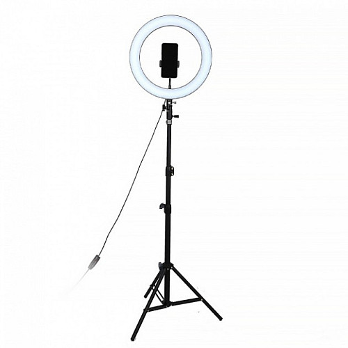 Студийная 360° светодиодная LED лампа со штативом и зеркалом XPRO LIVE LIGHT A3649