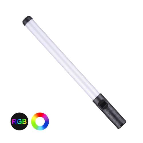 LED лампа для селфи, с встроенным дисплеем, встроенным аккумулятором RGB Light stick (LS_1228)