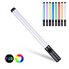 LED лампа для селфи, с встроенным дисплеем, встроенным аккумулятором RGB Light stick (LS_1228)