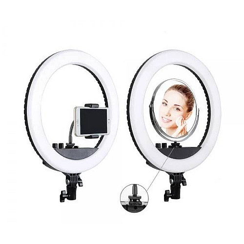 Студийная 360° светодиодная LED лампа со штативом с держателем для телефона XPRO LIVE LIGHT SMN-12