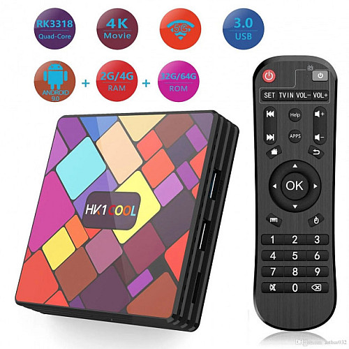 Смарт приставка (Smart TV) медиааплеер Andorid 8.1 с HDR и 4K/60fps XPROCAST HK1 2GB/16GB