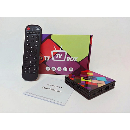 Смарт приставка (Smart TV) медіаплеєр Andorid 9.0 з Bluetooth та дисплеєм XPROCAST HK1 4GB/32GB