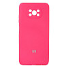 Чехол Full Case HQ з рамкою для Xiaomi Poco X3 Pro Яскраво-рожевий