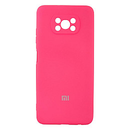 Чехол Full Case HQ with frame для Xiaomi Poco X3 Pro Shiny pink