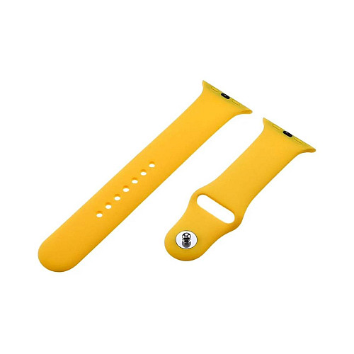 Ремінь Anchor для Apple Watch Band Silicone One-Piece Size-S 42 / 44mm Колір 04 Жовтий