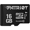 Карта пам'яті MicroSDHC 16GB UHS-I Class 10 Patriot LX (PSF16GMDC10)