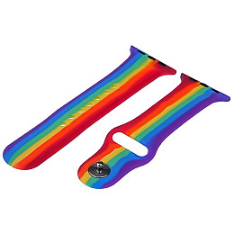 Спортивний ремінець Rainbow Anchor для Apple Watch 42mm, Apple Watch 44mm райдуга розмір L
