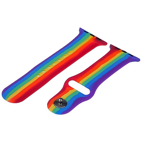 Спортивний ремінець Rainbow Anchor для Apple Watch 42mm, Apple Watch 44mm райдуга розмір S
