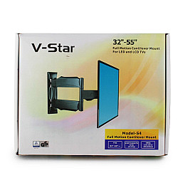 Кронштейн для телевізора поворотний V-star S4 32-55 Чорний