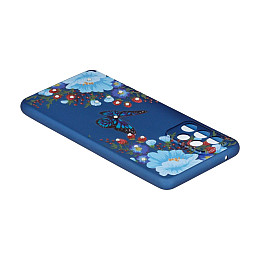 Чехол Emy Ultra-thin Shine with Frame для Samsung A525 Galaxy A52 (2021) Синій Метелик