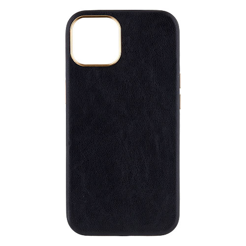 Чехол Leather Case Gold для iPhone 13 Black