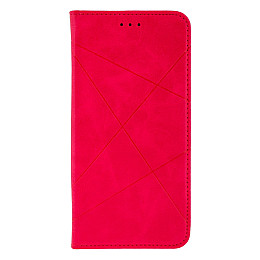 Чехол-книжка Business для Xiaomi Redmi Mi 11 Lite Малиновый