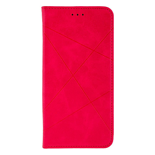 Чехол-книжка Business для Xiaomi Redmi Mi 11 Lite Малиновый