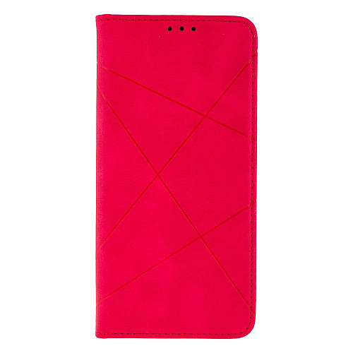 Чехол-книжка Business для Samsung A325 A32 4G (2021) Малиновый