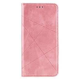 Чехол-книжка Business для Xiaomi Redmi Note 10 Розовый