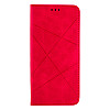 Чехол-книжка Business для Samsung A037 A03S (2021) Малиновый