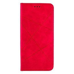Чехол-книжка Business для Samsung A037 A03S (2021) Малиновый