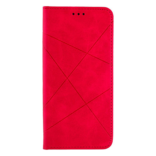 Чехол-книжка Business для Samsung A037 A03S (2021) Малиновый