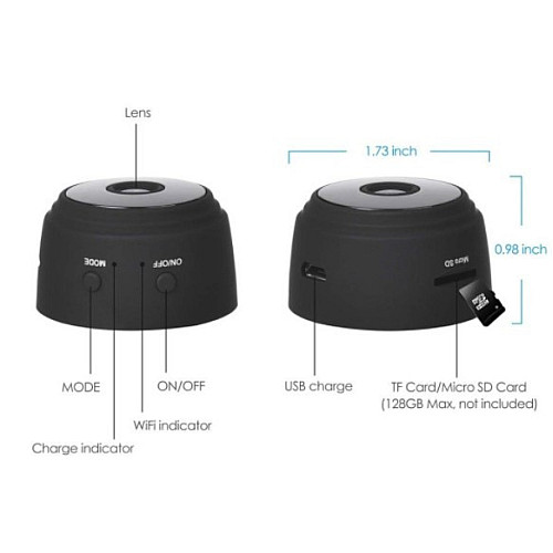 Міні камера VigohA IP A9 HD WIFI cam pro