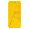 Чехол-книжка Twist кожа для Samsung A725 A72 Yellow