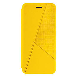 Чехол-книжка Twist кожа для Samsung A725 A72 Yellow