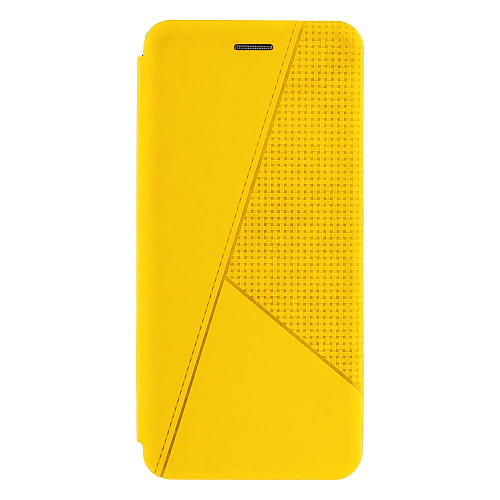 Чехол-книжка Twist кожа для Samsung A725 A72 Yellow