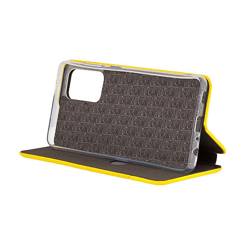 Чехол-книжка Twist кожа для Samsung A725 A72 Yellow