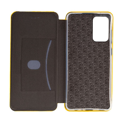 Чехол-книжка Twist кожа для Samsung A725 A72 Yellow